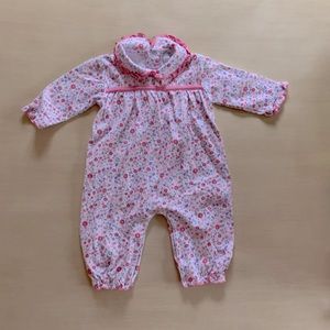 Kissy Kissy Floral Collared Coverall